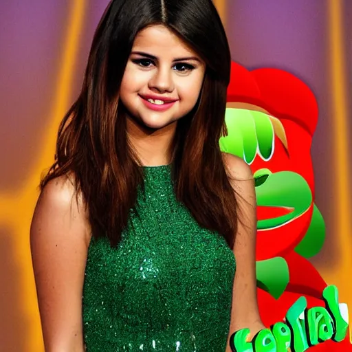 Image similar to selena gomez as celery