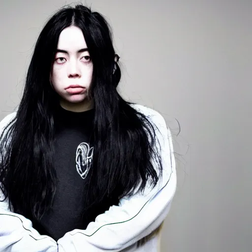 Image similar to asian billie eilish