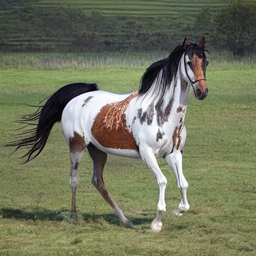 Image similar to a liquid horse