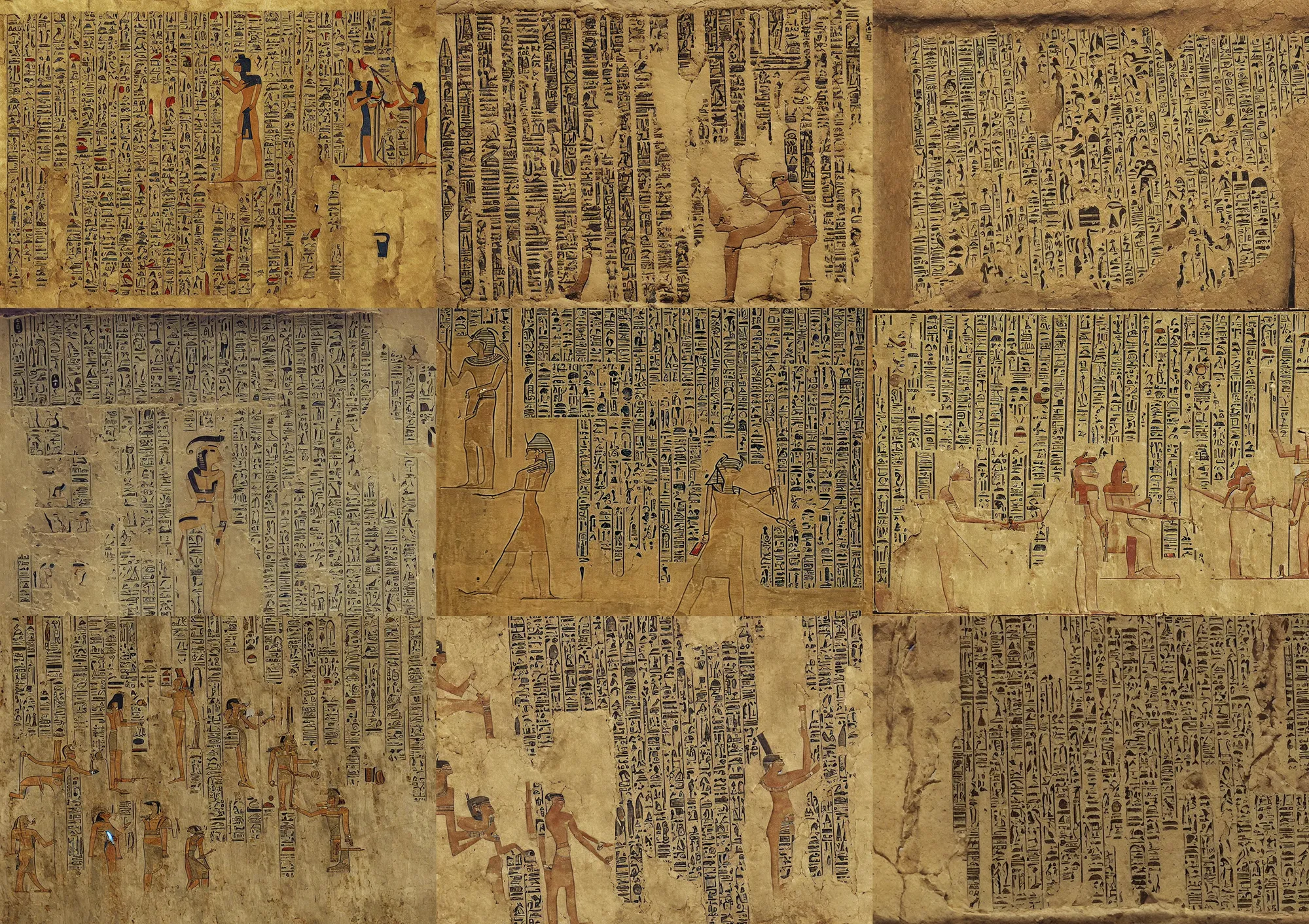 ancient egyptian papyrus background