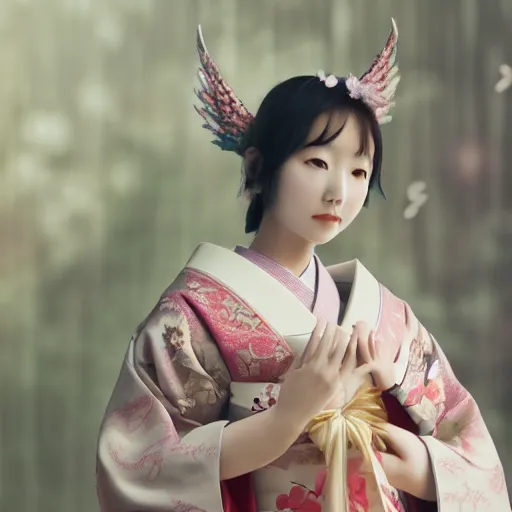 Prompt: a beautiful japanese angel, photography, movie still 8 k