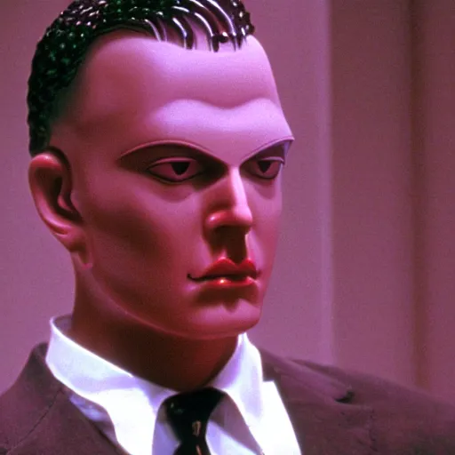 Image similar to buddha in american psycho