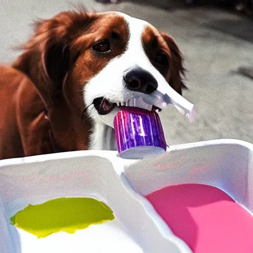 Dog best sale eating paint