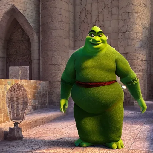 Image similar to muslim shrek