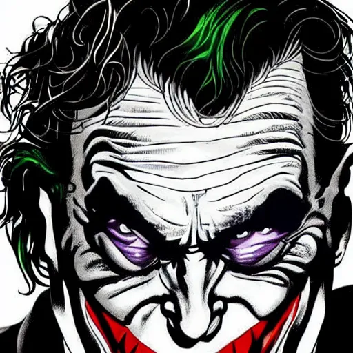 batman joker vector