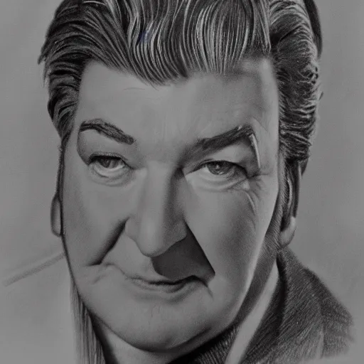 Image similar to pencil illustration of Liberace highly detailed, cinematic,