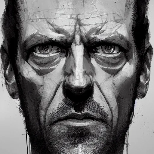 Image similar to portrait of Gregory House, dramatic lighting, illustration by Greg rutkowski, yoji shinkawa, 4k, digital art, concept art, trending on artstation