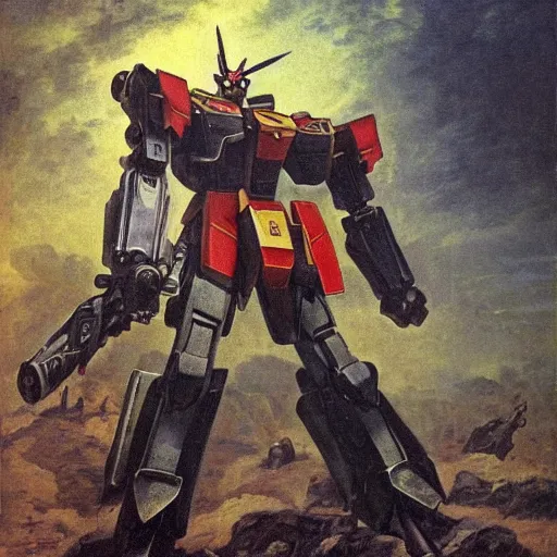 Image similar to jean francois millet as gundam mecha helped jews people to attacking roman, random content position, ultra realistic human face details with emotion, ultra realistic environment content details, incrinate content details, delete duplicate contents, rgb color