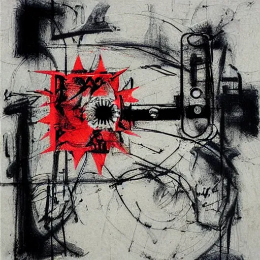 Image similar to graphic design medical tech style symbols , by guy denning,ashley wood,michael black,no blur no dof