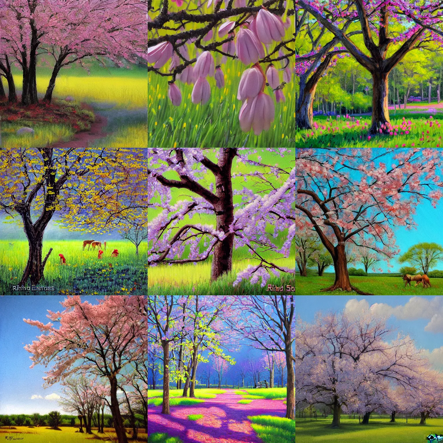 the joy of spring by richard estes | Stable Diffusion | OpenArt