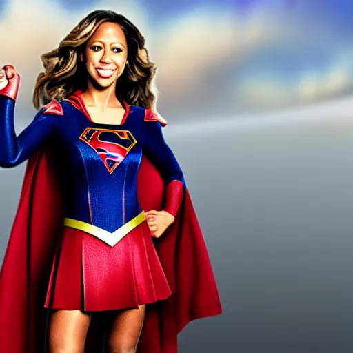 Prompt: stacey dash as supergirl