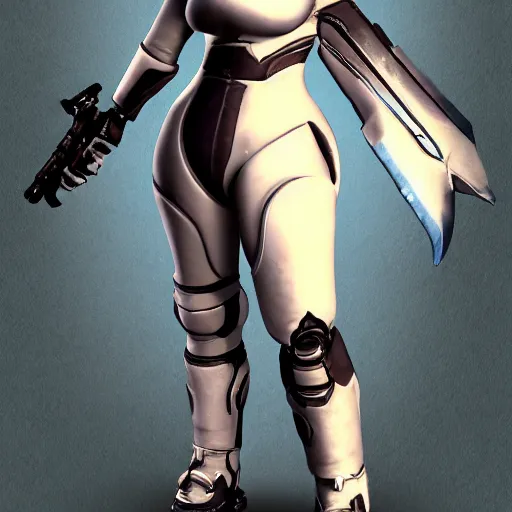 Image similar to full body shot of 2B in the style of Starcraft 2, highly-detailed