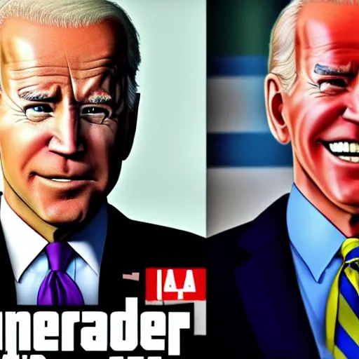 Image similar to joe biden as a gta 5 character