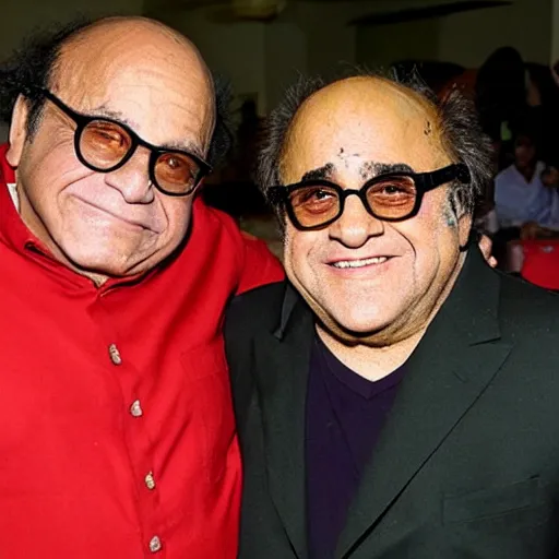 Image similar to danny devito with an indian man