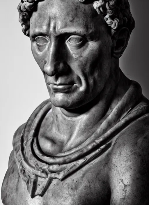 Image similar to a full portrait photo of julius caesar, f / 2 2, 3 5 mm, 2 7 0 0 k, lighting, perfect faces, award winning photography.