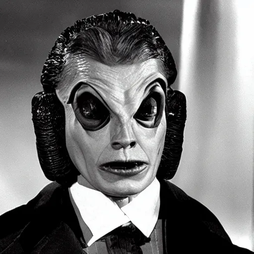Prompt: still of Aliens costumed human in the Twilight Zone