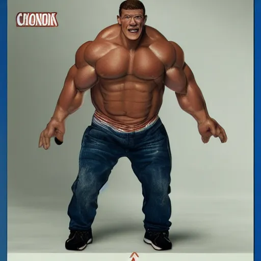 Image similar to chonky john cena. Chonk cena. Chonk. Chonkers. John cena.