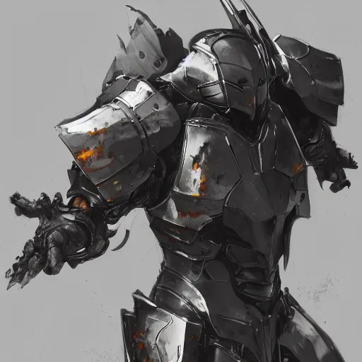 Image similar to full body painting of a full armored knight, dramatic lighting, illustration by Greg rutkowski, yoji shinkawa, 4k, digital art, concept art, trending on artstation