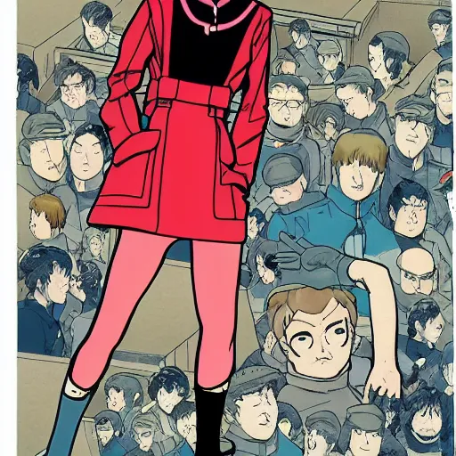 Image similar to amy pond by satoshi kon