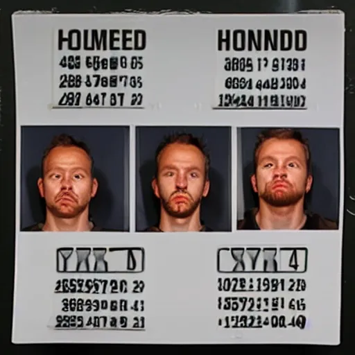 Image similar to Homelander Mug Shot