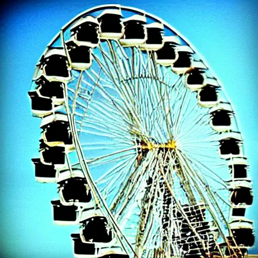 Image similar to !! cat!!, ( ferris wheel ), award winning photo