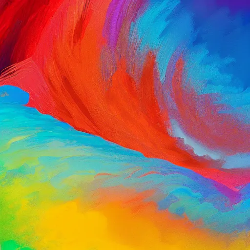 Prompt: art that unifies the collective conscious of humankind and leaves one in awe. simple, effective. clear and focused. harmonic complimentary colors with epic and colossal disposition. digital paint with visible brush strokes. 8 k. 4 k. uhd. hd.