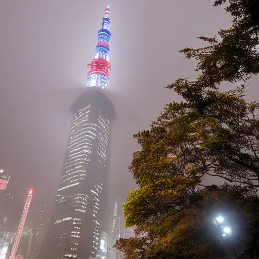 Image similar to Foggy Tokyo