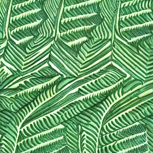 Image similar to green fern, textile print, tileable