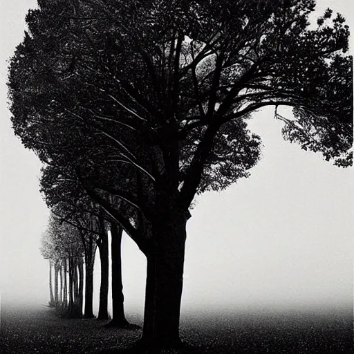 Image similar to artwork Michael Kenna