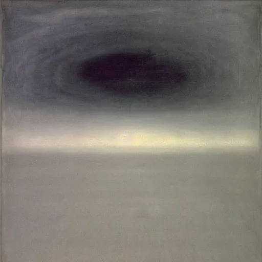 Image similar to the abstract painting'arctic void ', by caspar david friedrich, by rothko