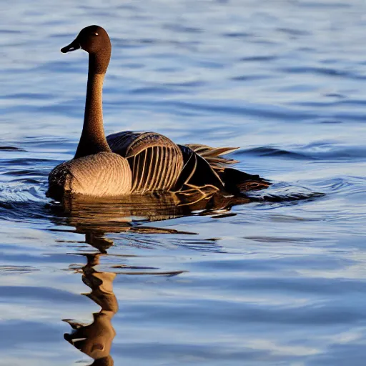 Prompt: goose samurai