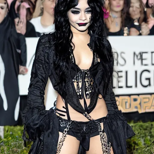 Image similar to Goth Vanessa Hudgens