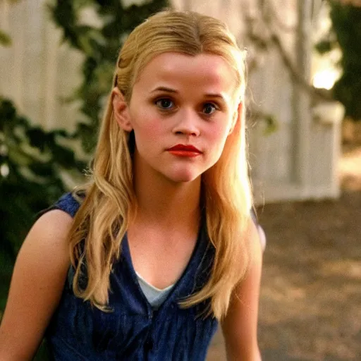 Prompt: young reese witherspoon as tandy bowen from cloak and dagger