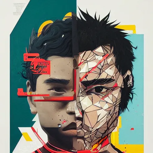 Image similar to Supreme x Akira Profile Picture by Sachin Teng, asymmetrical, Organic Painting , Matte Painting, geometric shapes, hard edges, graffiti, street art,:2 by Sachin Teng:4