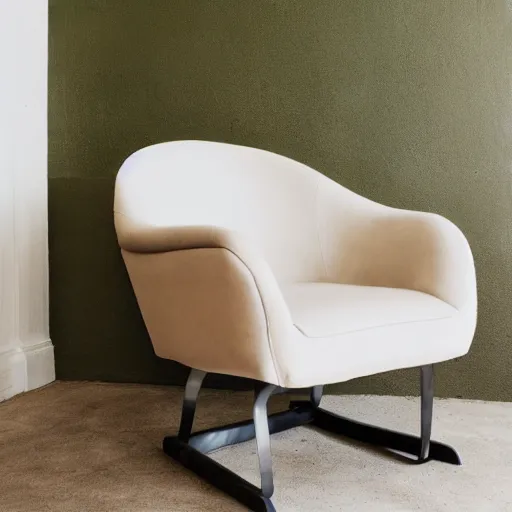 Image similar to armchair in the shape of an avocado