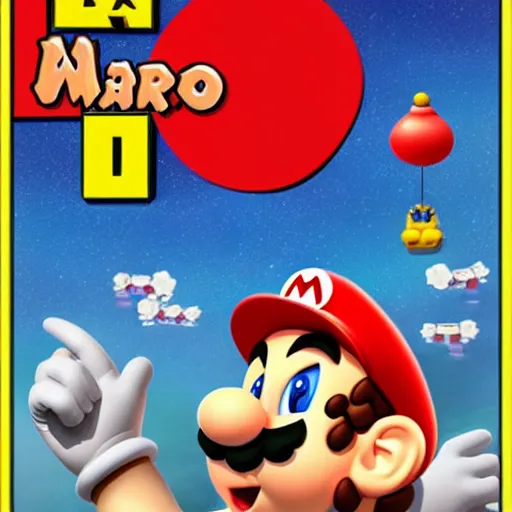 Image similar to surreal mario