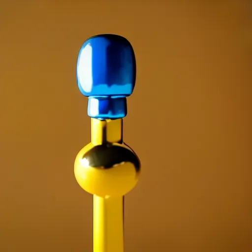 Image similar to ” sculpture of a screwdriver, by jeff koons, photo kodak lens, depth of field ”