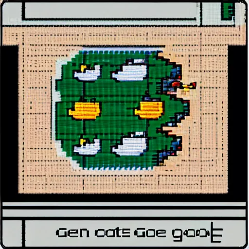 Prompt: untitled goose game on c 6 4