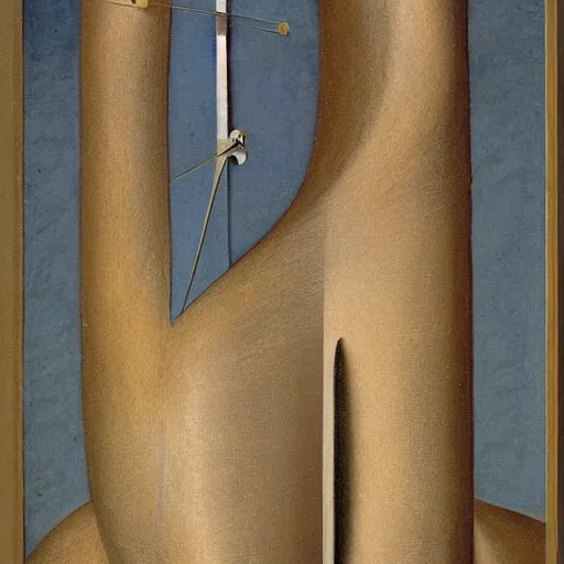 Prompt: A kinetic sculpture. A rip in spacetime. Did this device in his hand open a portal to another dimension or reality?! illuminated manuscript by Kay Sage exciting