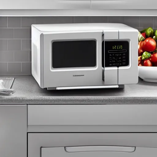 Prompt: a microwave oven designed by fisher price