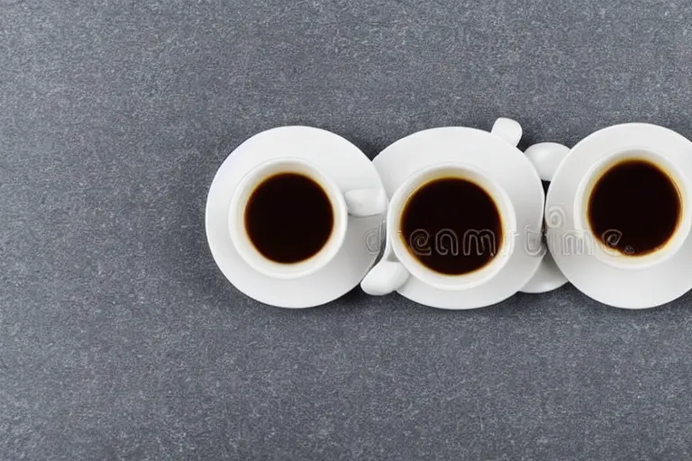 Image similar to professional quality stock photography of beautifully displayed espresso