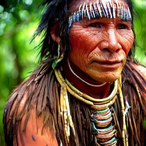 Image similar to photo of a yanomami indigenous