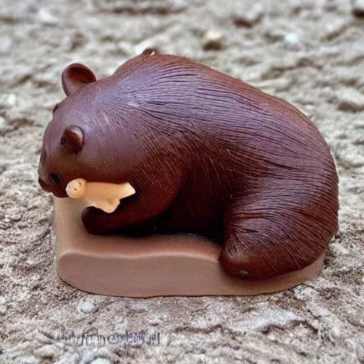 Image similar to cute clay beaver