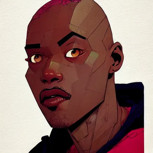 Prompt: a study of cell shaded portrait of Axel Foley 1 concept art, llustration, post grunge, concept art by josan gonzales and wlop, by james jean, Victo ngai, David Rubín, Mike Mignola, Laurie Greasley, highly detailed, sharp focus, alien, Trending on Artstation, HQ, deviantart, art by artgem