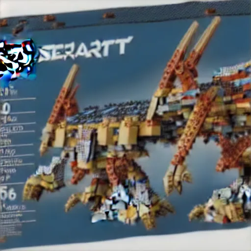 Image similar to lego set of zergs, Starcraft design