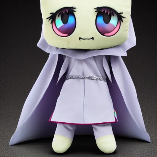 Image similar to cute fumo plush of the priest of the undying ones, eldritch summoner, vray