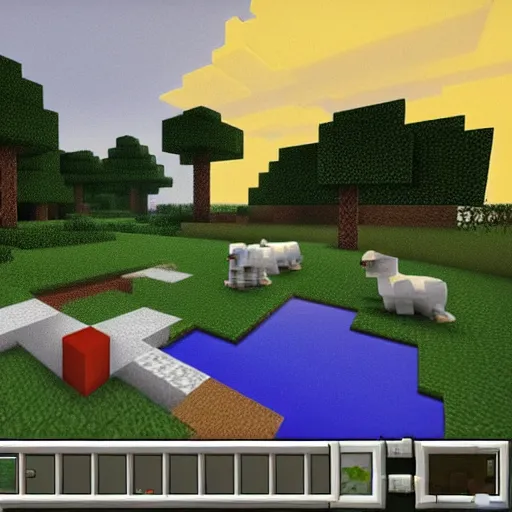 Prompt: random screenshoot from minecraft with player and chickens, elegant, sharp focus, golden ratio, boost with california filter, than you