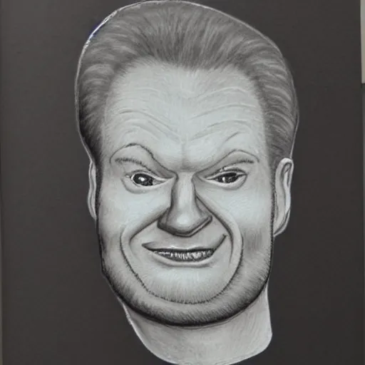 Image similar to carrot with connan o brien face caricature