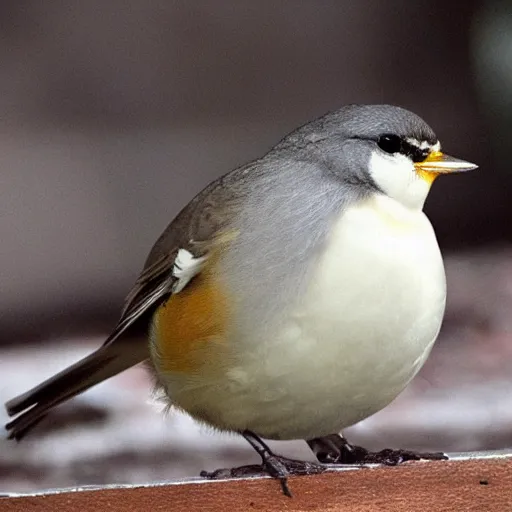 Image similar to A fat, obese, round robin