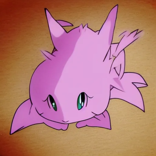 Image similar to Pink Vaporeon Pokemon sleeping